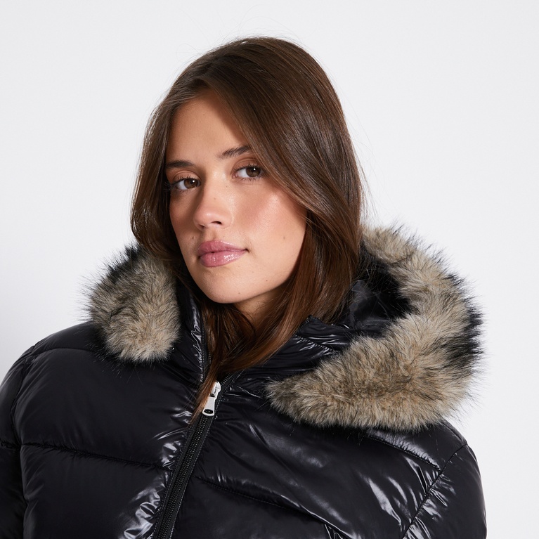 Short puffer jacket "Stormie" Black